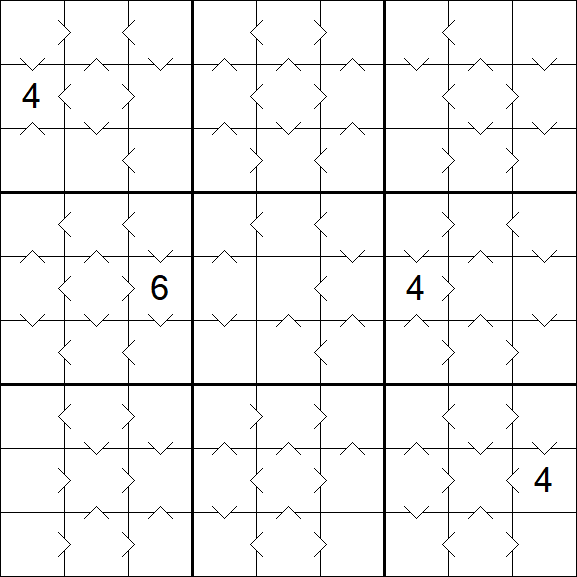 Greater Than Sudoku - Medium