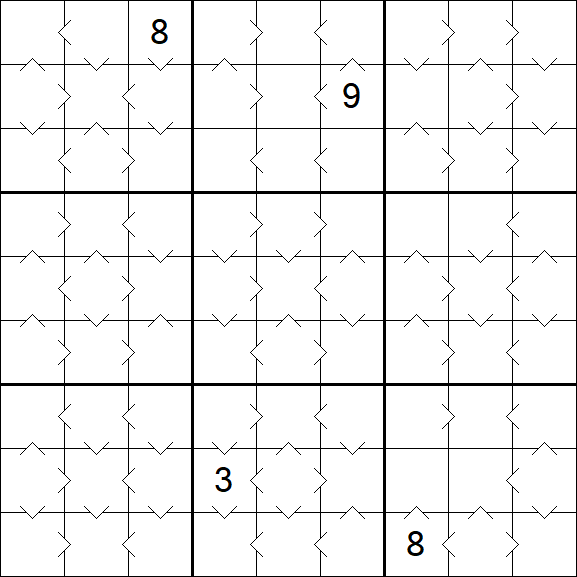 Greater Than Sudoku - Medium