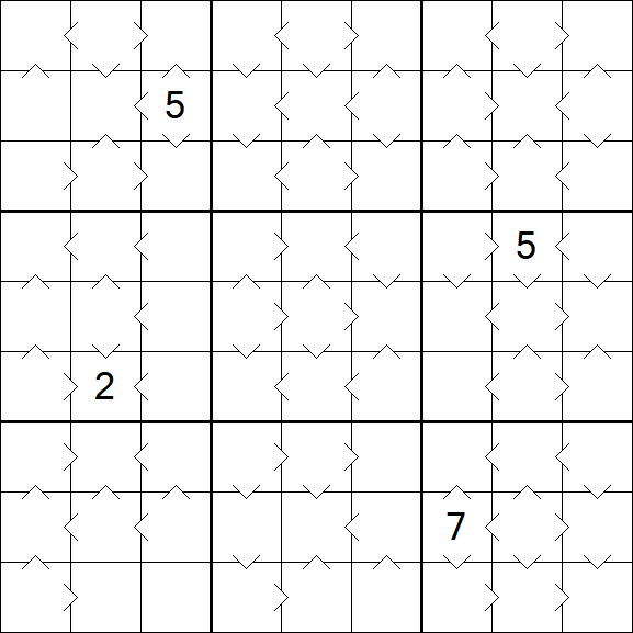Greater Than Sudoku - Medium