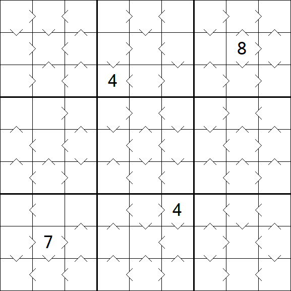 Greater Than Sudoku - Moyen