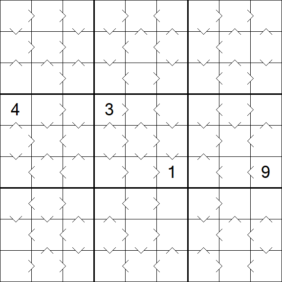 Greater Than Sudoku - Moyen