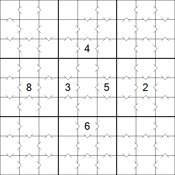 Greater Than Sudoku - Médio