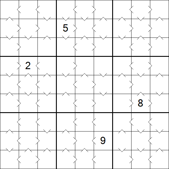 Greater Than Sudoku - Moyen