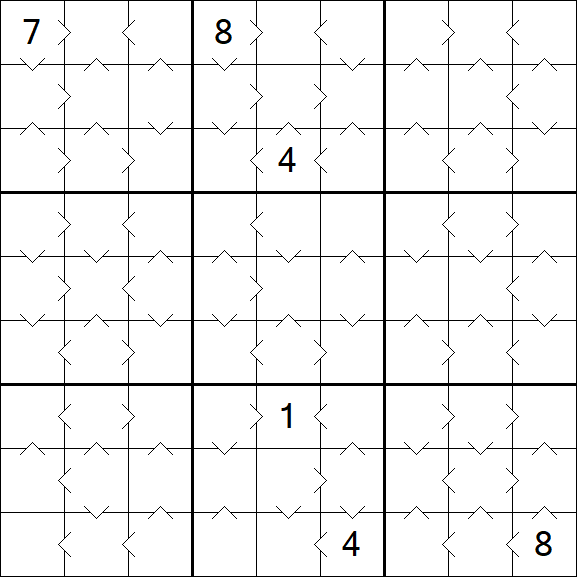 Greater Than Sudoku - Moyen