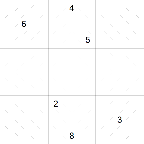 Greater Than Sudoku - Medio