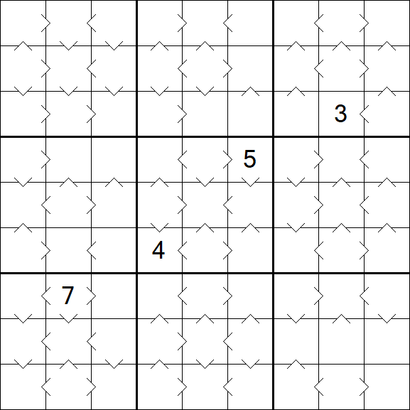 Greater Than Sudoku - Moyen