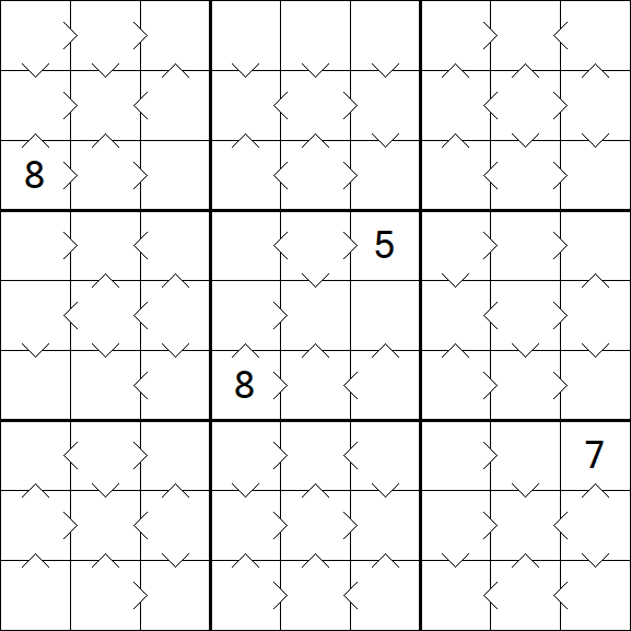 Greater Than Sudoku - Médio