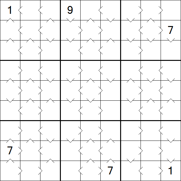 Greater Than Sudoku - Moyen