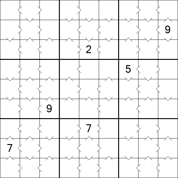 Greater Than Sudoku - Moyen