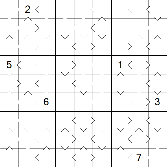 Greater Than Sudoku - Medio
