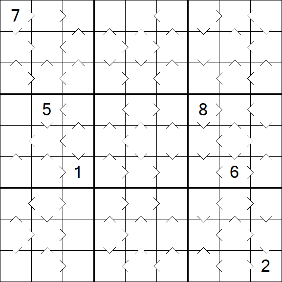 Greater Than Sudoku - Moyen