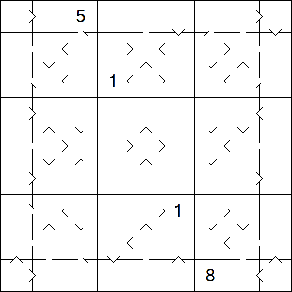 Greater Than Sudoku - Médio