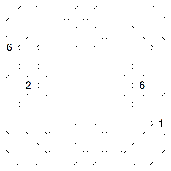 Greater Than Sudoku - Moyen