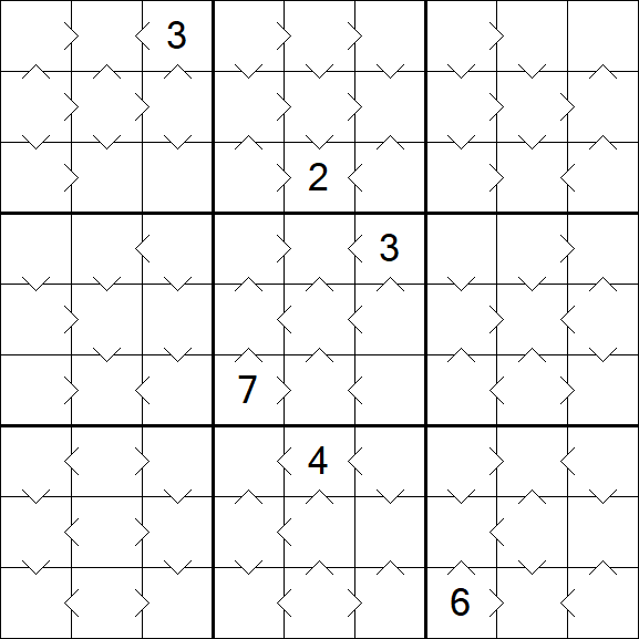 Greater Than Sudoku - Médio