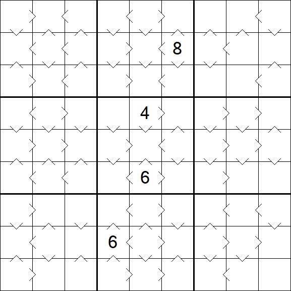 Greater Than Sudoku - Medio