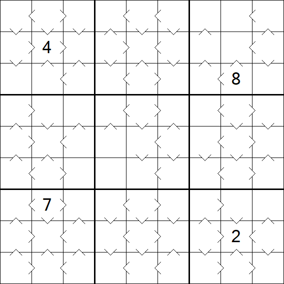 Greater Than Sudoku - Medio