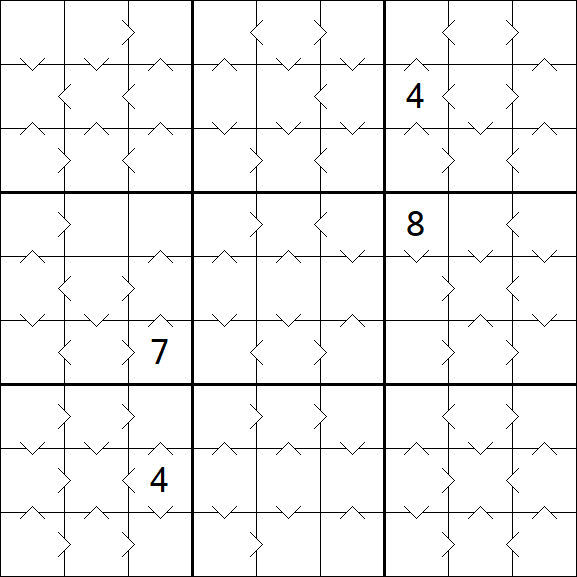 Greater Than Sudoku - Medio