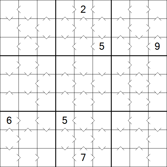 Greater Than Sudoku - Medio
