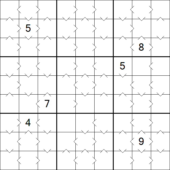 Greater Than Sudoku - Medio