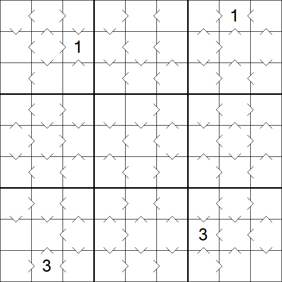 Greater Than Sudoku - Médio