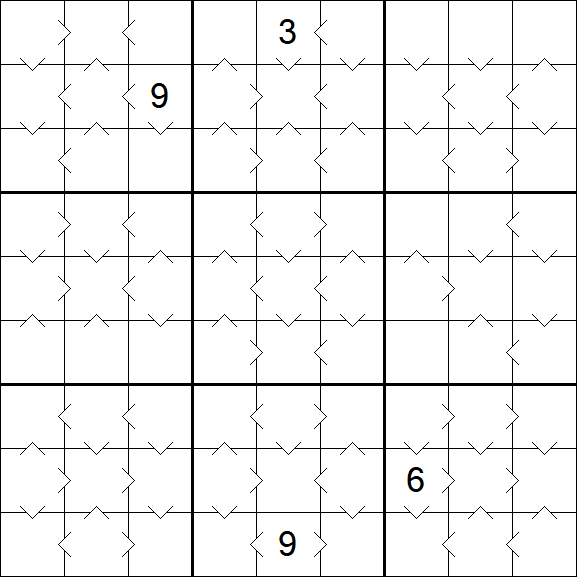 Greater Than Sudoku - Médio