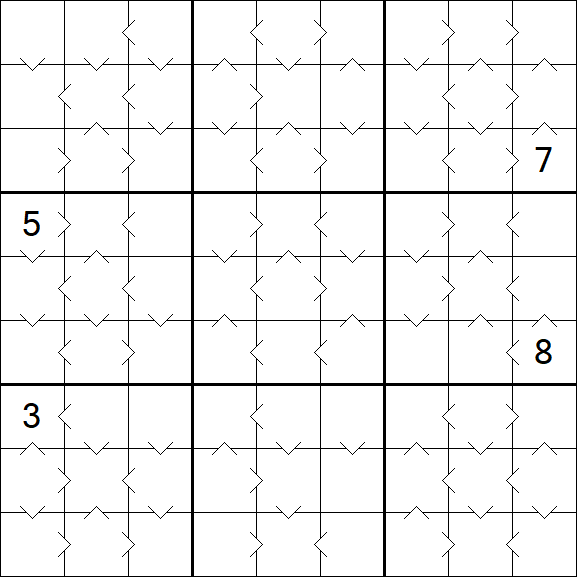 Greater Than Sudoku - Médio