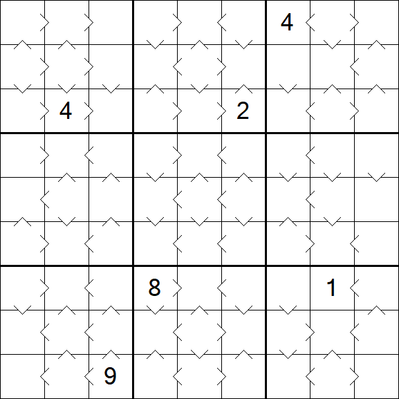 Greater Than Sudoku - Moyen
