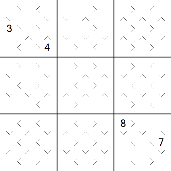 Greater Than Sudoku - Moyen