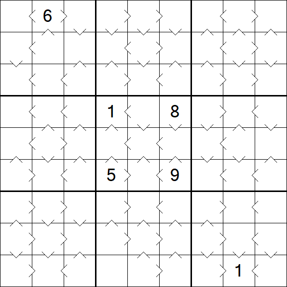 Greater Than Sudoku - Medio