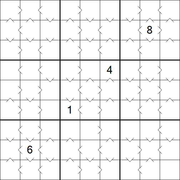 Greater Than Sudoku - Médio
