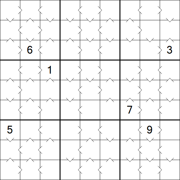 Greater Than Sudoku - Moyen