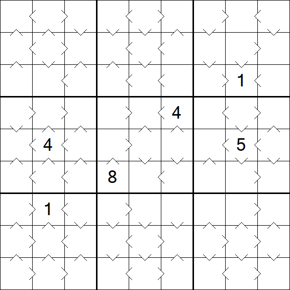 Greater Than Sudoku - Moyen