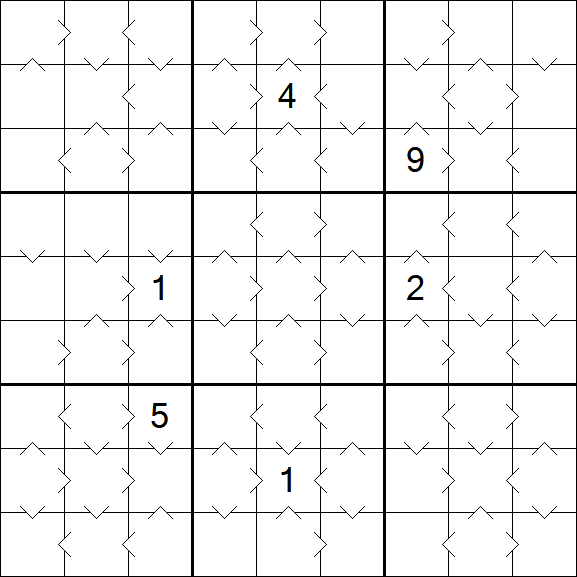 Greater Than Sudoku - Medio