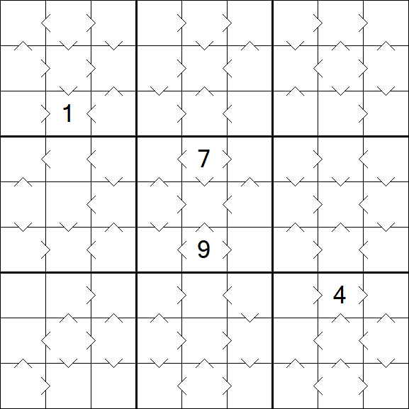 Greater Than Sudoku - Medio