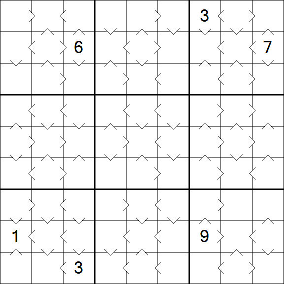 Greater Than Sudoku - Medio