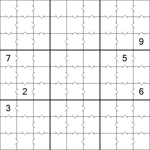 Greater Than Sudoku - Medio