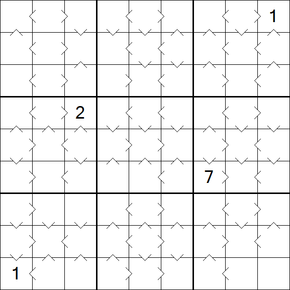Greater Than Sudoku - Medio