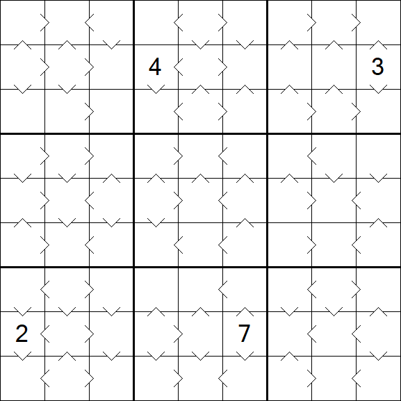 Greater Than Sudoku - Moyen