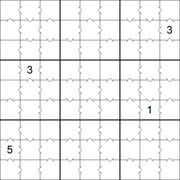 Greater Than Sudoku - Moyen