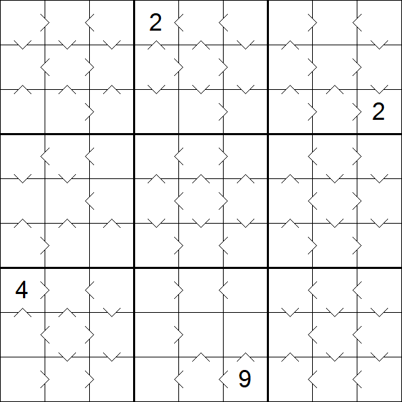 Greater Than Sudoku - Médio
