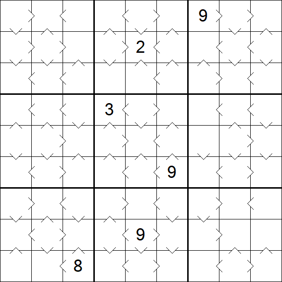 Greater Than Sudoku - Médio