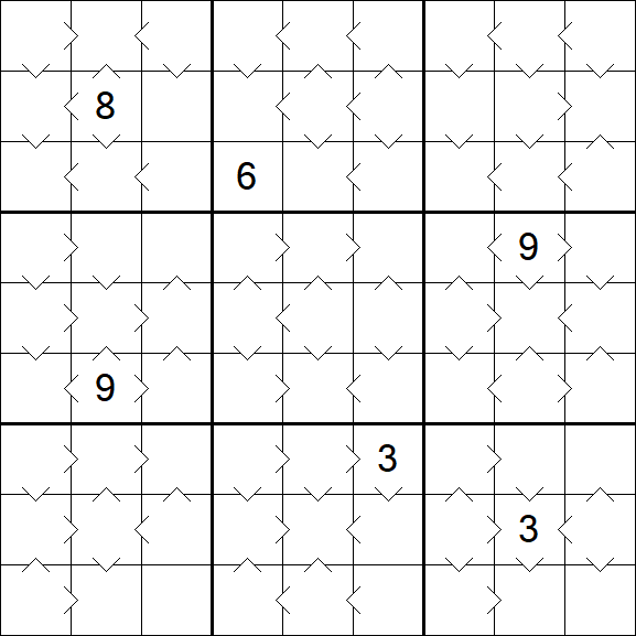 Greater Than Sudoku - Medio