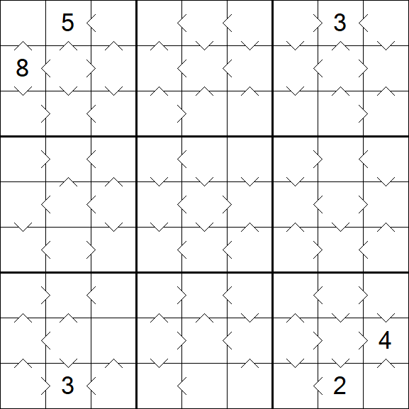 Greater Than Sudoku - Médio