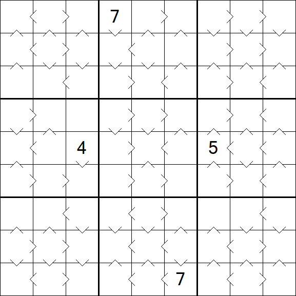 Greater Than Sudoku - Médio