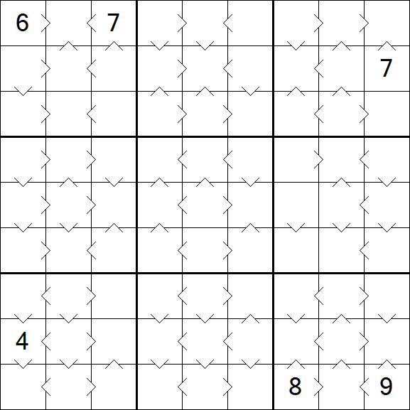 Greater Than Sudoku - Mittel