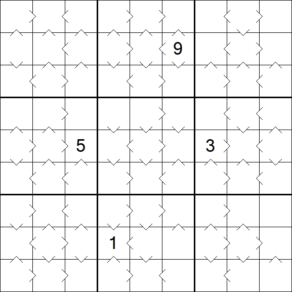 Greater Than Sudoku - Moyen