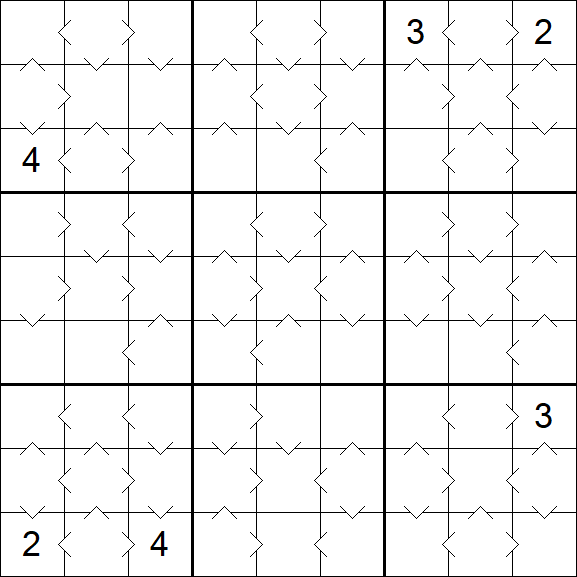 Greater Than Sudoku - Moyen