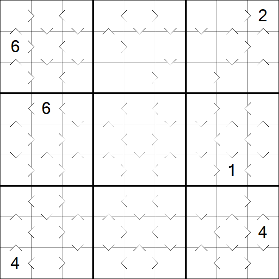 Greater Than Sudoku - Moyen