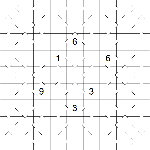 Greater Than Sudoku - Medio