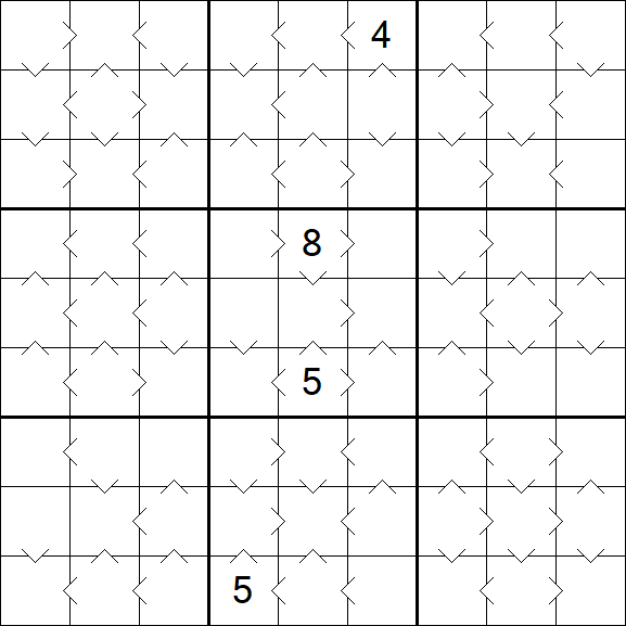 Greater Than Sudoku - Medium